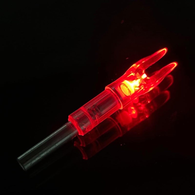 LEANPRO Store 6/12 PCS S Lighted Nocks for Arrows .244"/6.2mm Inside Diameter Lighted Arrow Nocks for Archery Hunting - Image 4